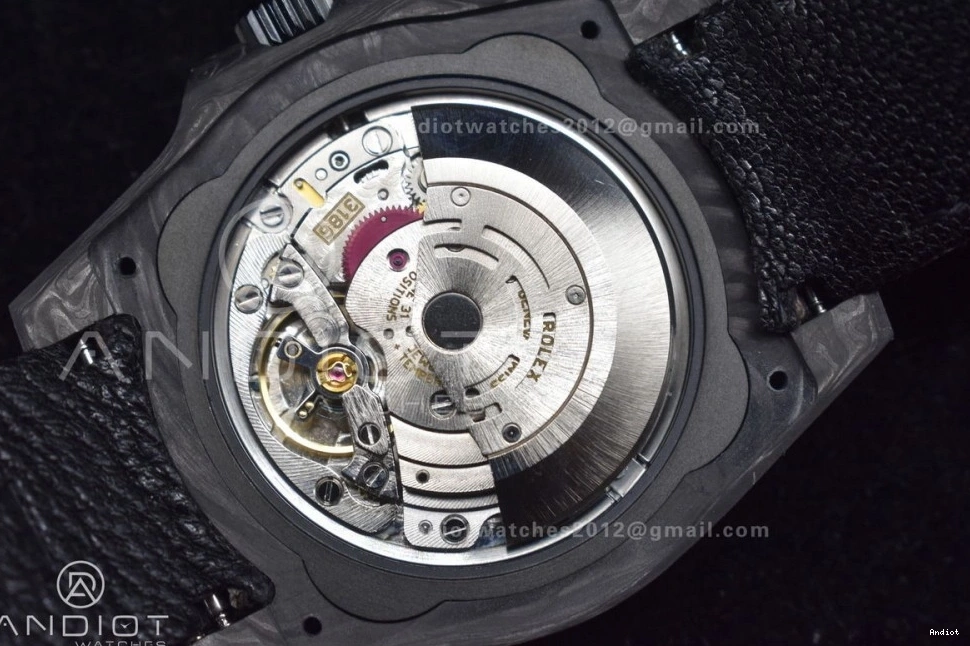 Nylon 423 Black Dial SA3186 Bold Strap DIW Black Edition GMT All Carbon OMF on CHS Black Best 0718